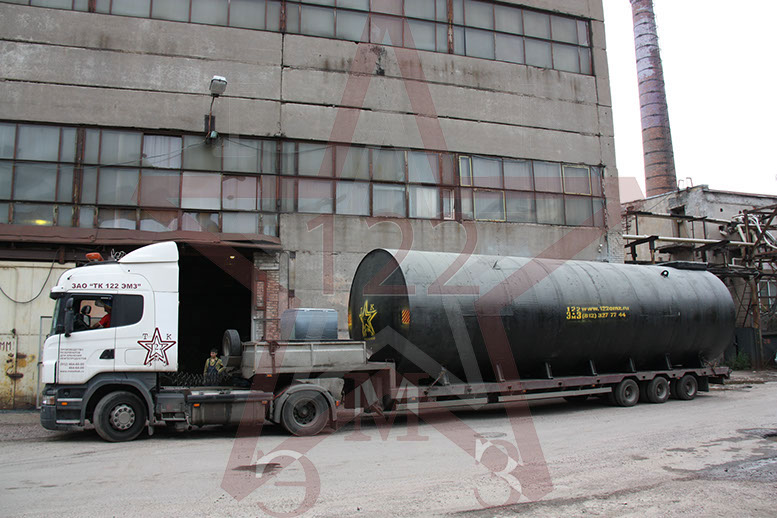 Поставка подземного резервуара