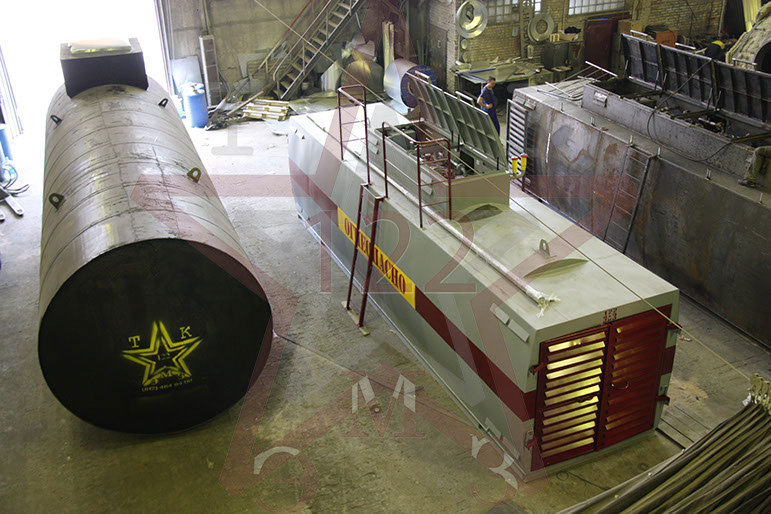 Производство подземных резервуаров и АЗС контейнерные азс, азс купить, горизонтальные резервуары фото, купить подземный резервуар