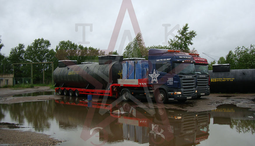 резервуары подземные для воды, пожарные резервуары подземные, резервуары горизонтальные подземные, подземный стальной резервуар